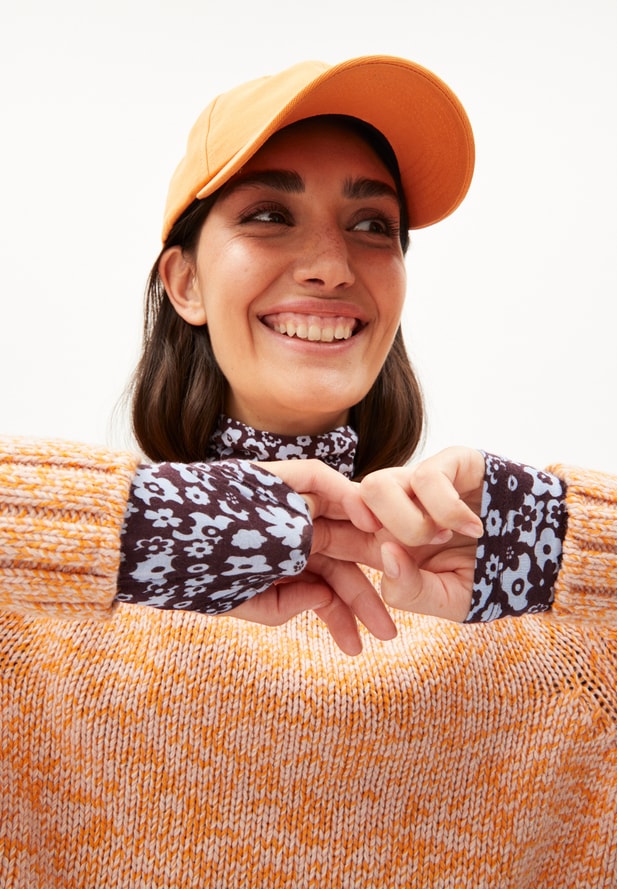 Armedangels AMALIAA LEOPARD Strick Pullover aus Bio-Woll Mix sunset-rose quartz Armedangels AMALIAA LEOPARD Strick Pullover aus Bio-Woll Mix sunset-rose quartz