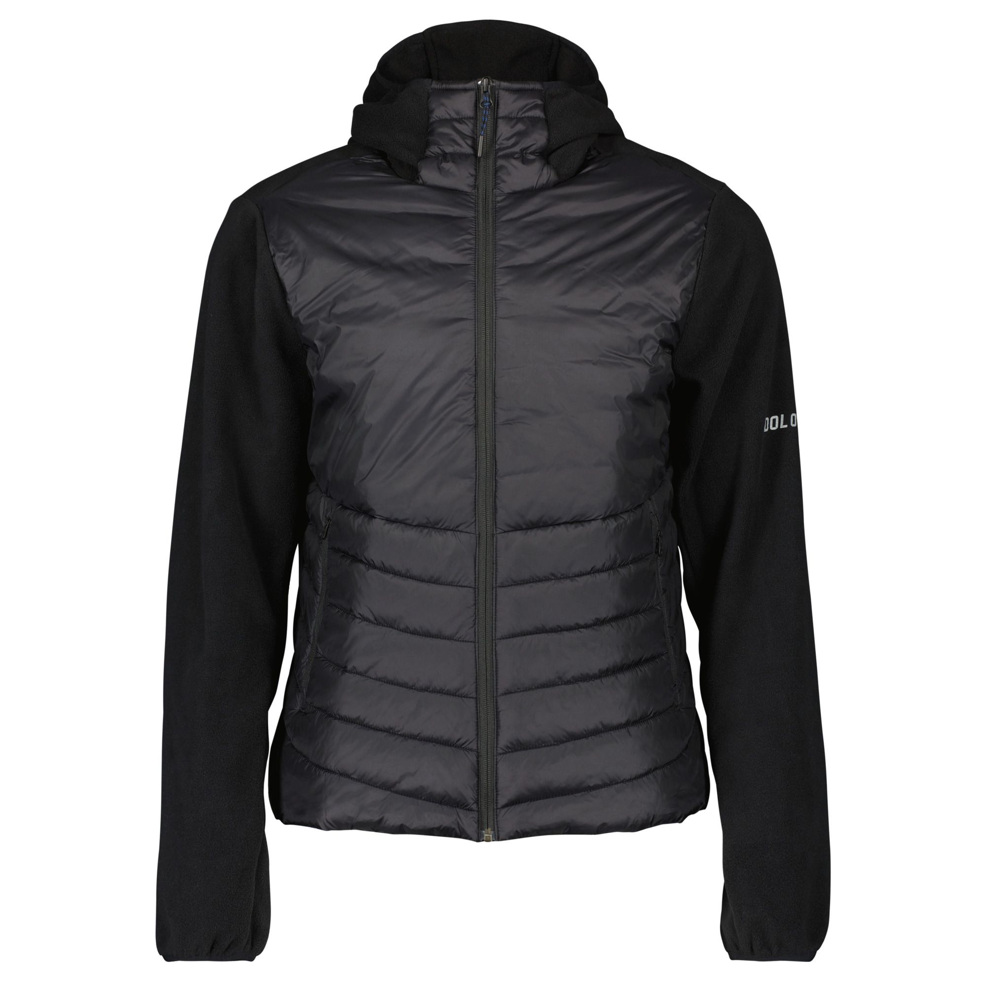 DOLOMITE Cristallo HYB H Herrenjacke in schwarz / Hybrid  ein Mix aus Fleec und Funktin