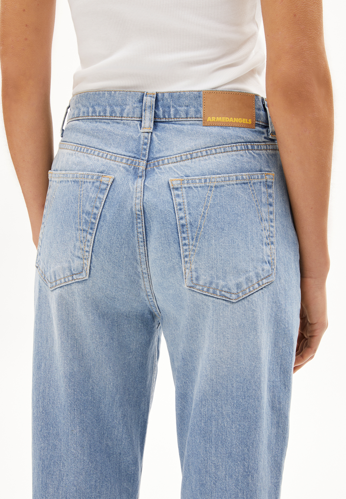 Armedangels AAIKALA Straight Jeans High Waist recycelte Baumwolle andromeda Armedangels AAIKALA Straight Jeans High Waist recycelte Baumwolle andromeda
