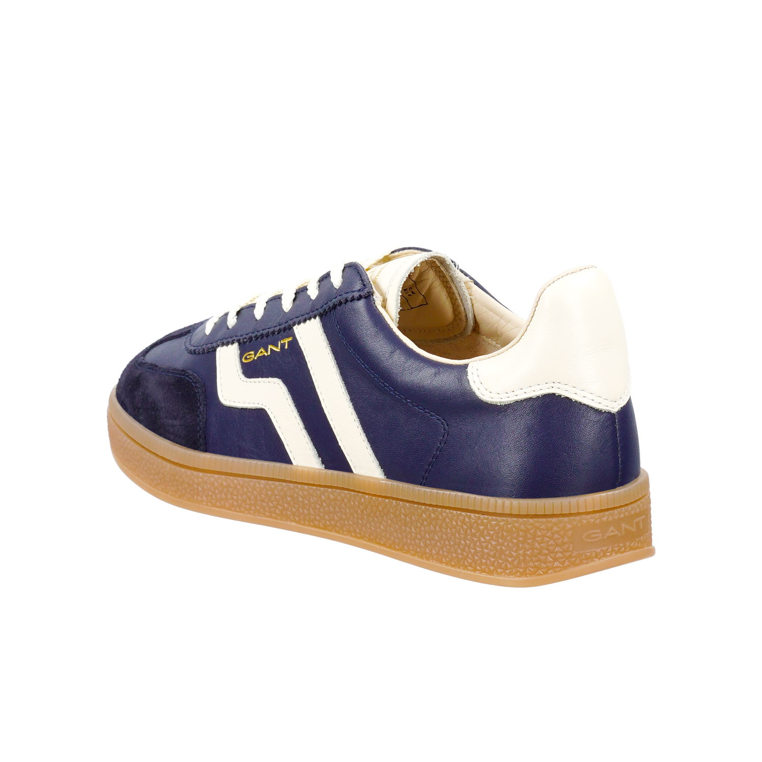 Gant Cuzima Sneaker aus Glatt- und Veloursleder in marine