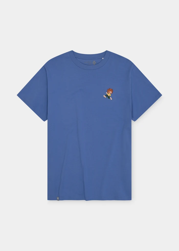 Bavarian Caps - HT104-2-2 T-Shirt "Grantler Klub: Pumuckl" - blau