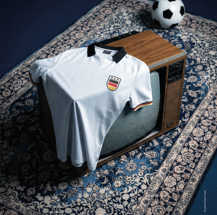 OLYMP Retro Polo GER / Deutschland regular fit / Matchday-Polo in Weiß 18990100