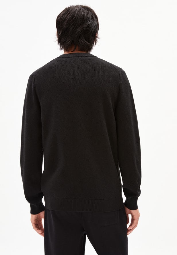Armedangels AAGADI COMPACT Strick Cardigan aus Bio-Baumwolle in schwarz Armedangels AAGADI COMPACT Strick Cardigan aus Bio-Baumwolle in schwarz