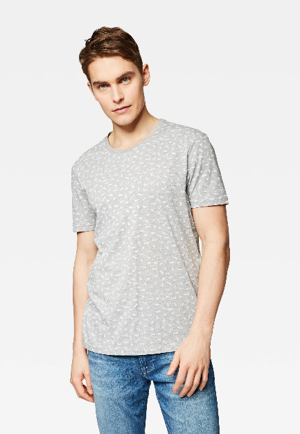 Mavi T-SHIRT mit Overall-Print Musikgenres aus Baumwolle Mavi T-SHIRT mit Overall-Print Musikgenres aus Baumwolle