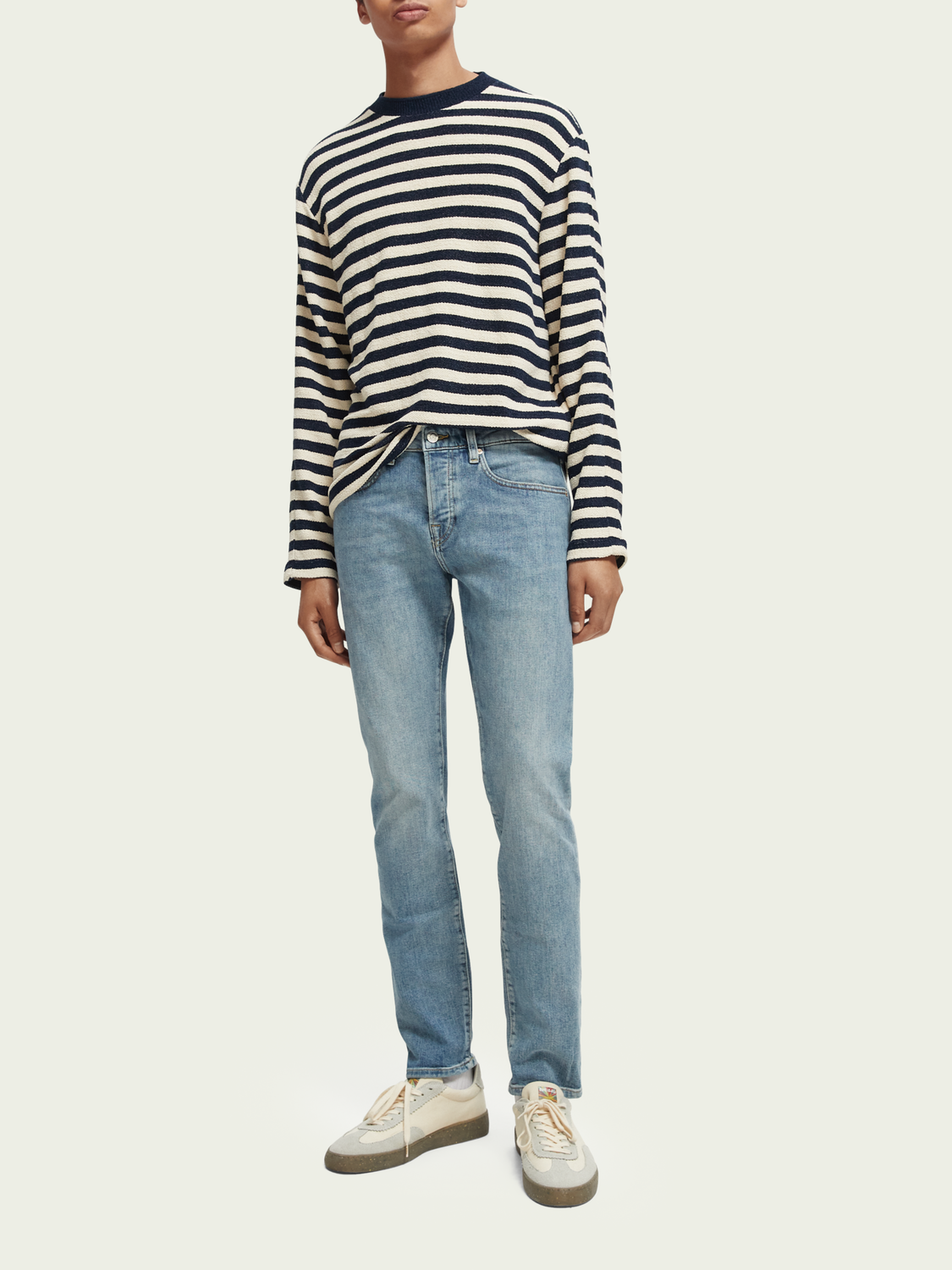 Scotch&Soda Ralston Regular Slim Fit Jeans aus Bio Baumwolle – in Aqua Blue Scotch&Soda Ralston Regular Slim Fit Jeans aus Bio Baumwolle – in Aqua Blue
