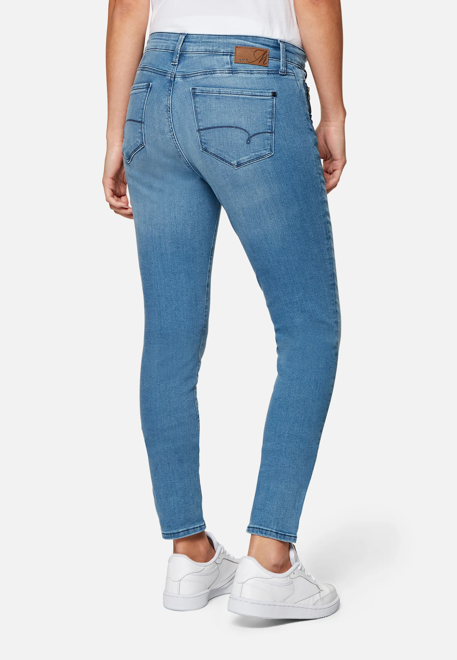 Mavi ADRIANA | Mid Rise, Super Skinny Jeans in LT Glam 