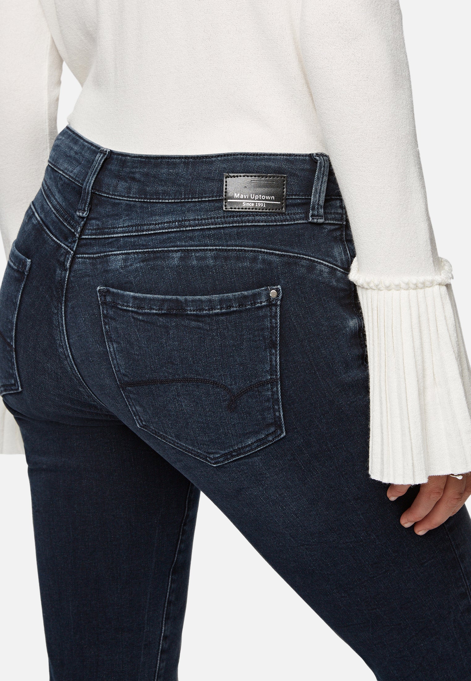 Mavi Sophie | Mid-Rise, Slim Skinny Dark Brushed Glam Mavi Sophie | Mid-Rise, Slim Skinny Dark Brushed Glam