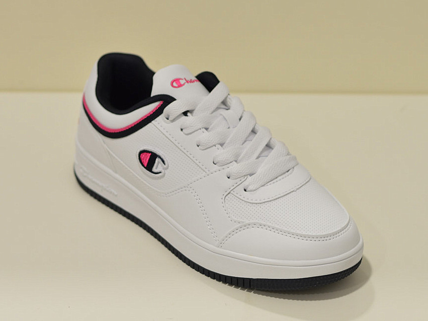 Champion Legacy Rebound 2.0 Low-Top- Damen Sneakers weiß / pink 2024 