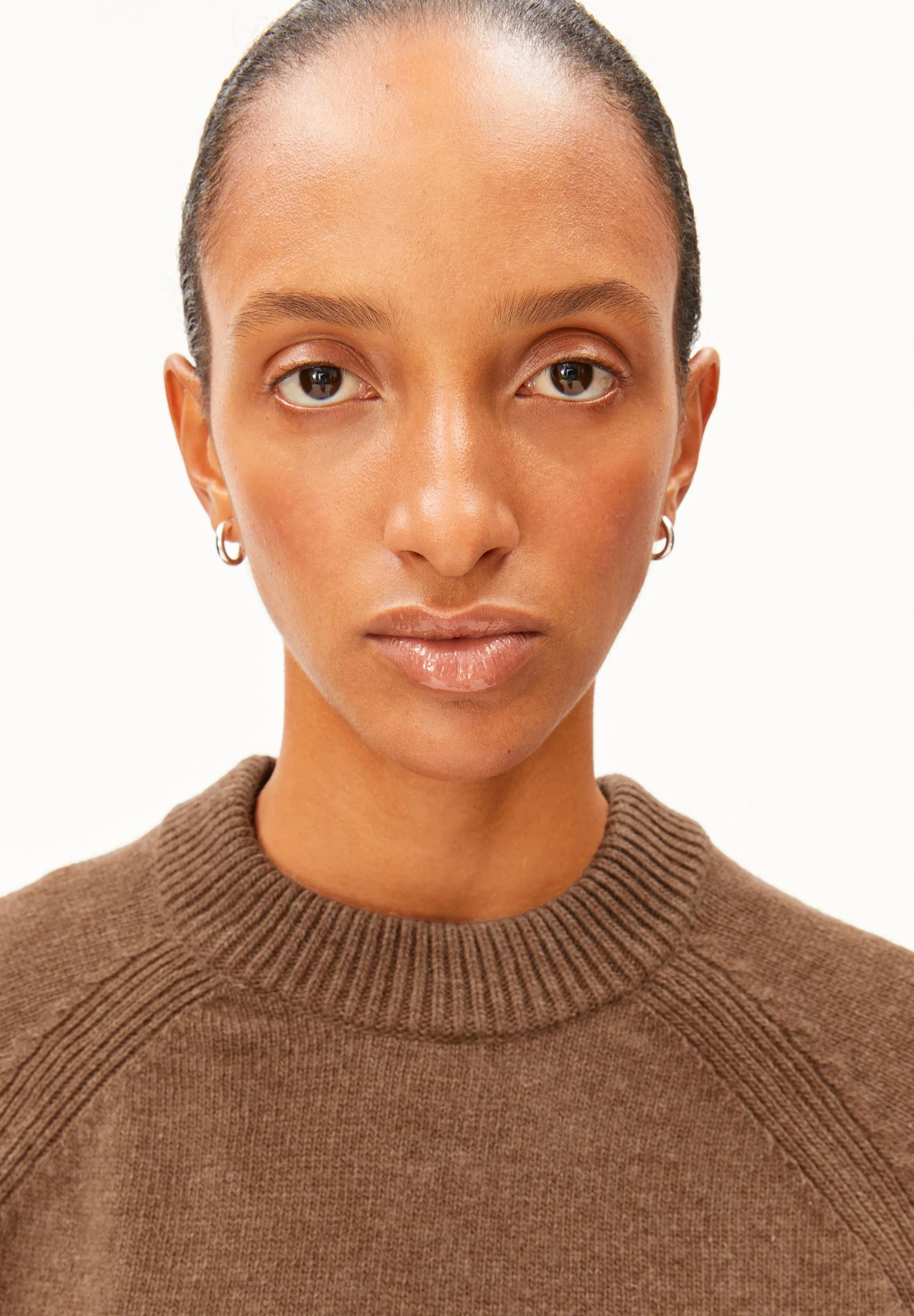 Armedangels WOLL-STRICKPULLOVER  Bio-Woll Mix (recycelt) / Pullover in claystone melange