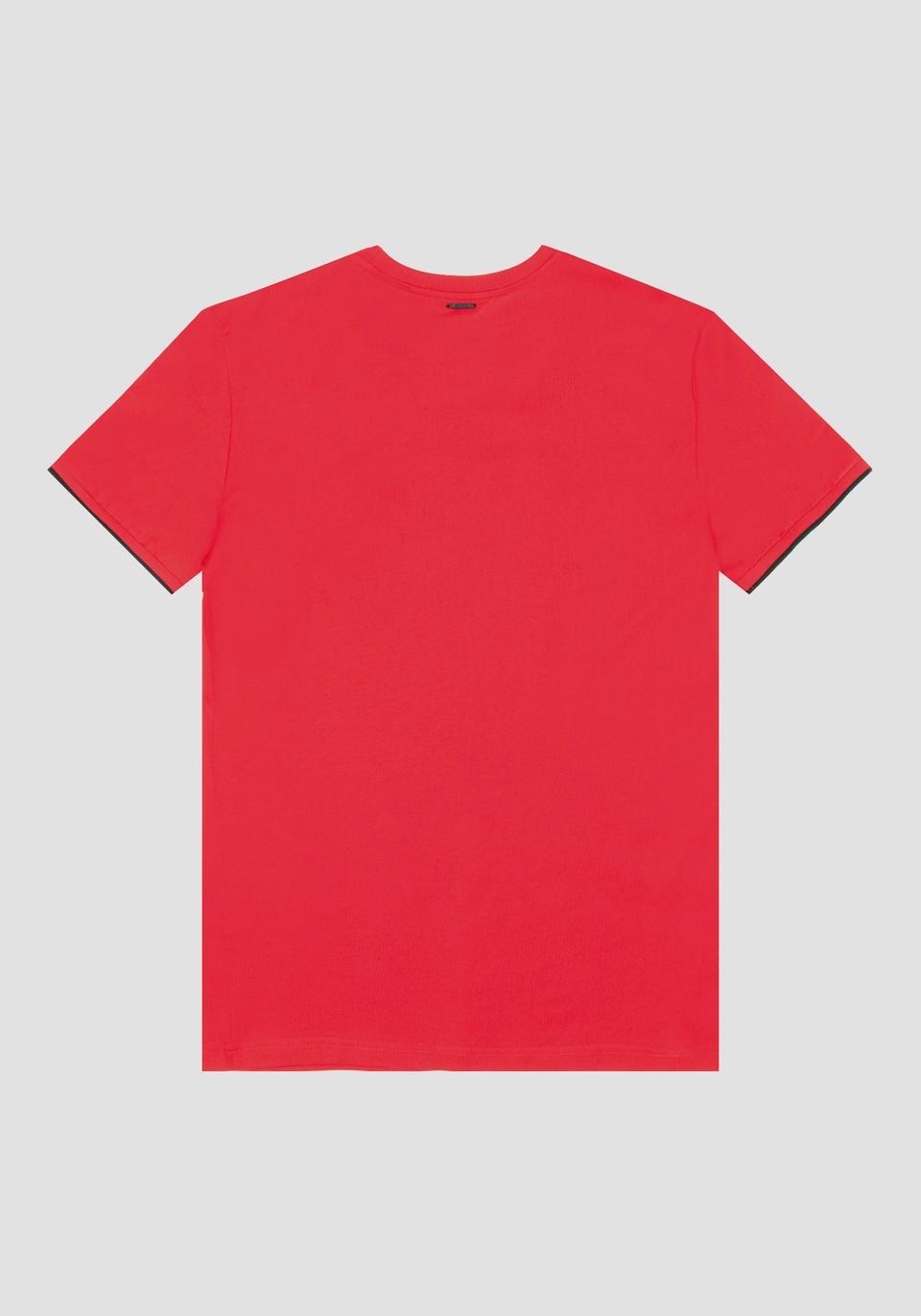 Antony Morato T-SHIRT SLIM FIT AUS REINER BAUMWOLLE MIT Tiger Print in rot Antony Morato T-SHIRT SLIM FIT AUS REINER BAUMWOLLE MIT Tiger Print in rot