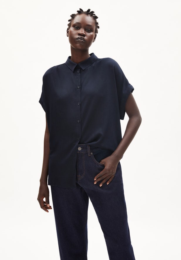 Armedangels  ZONYAA  Bluse Relaxed Fit aus LENZING™ ECOVERO™ Viskose night sky