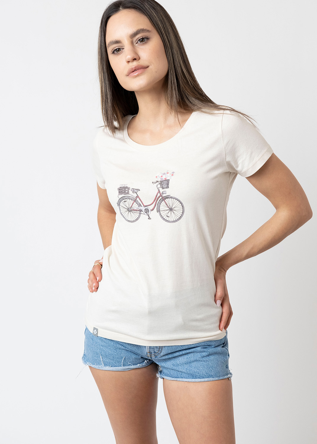 Bavarian Caps T-Shirt "Expresslieferdienst" - naturcreme (Damen) Fr33