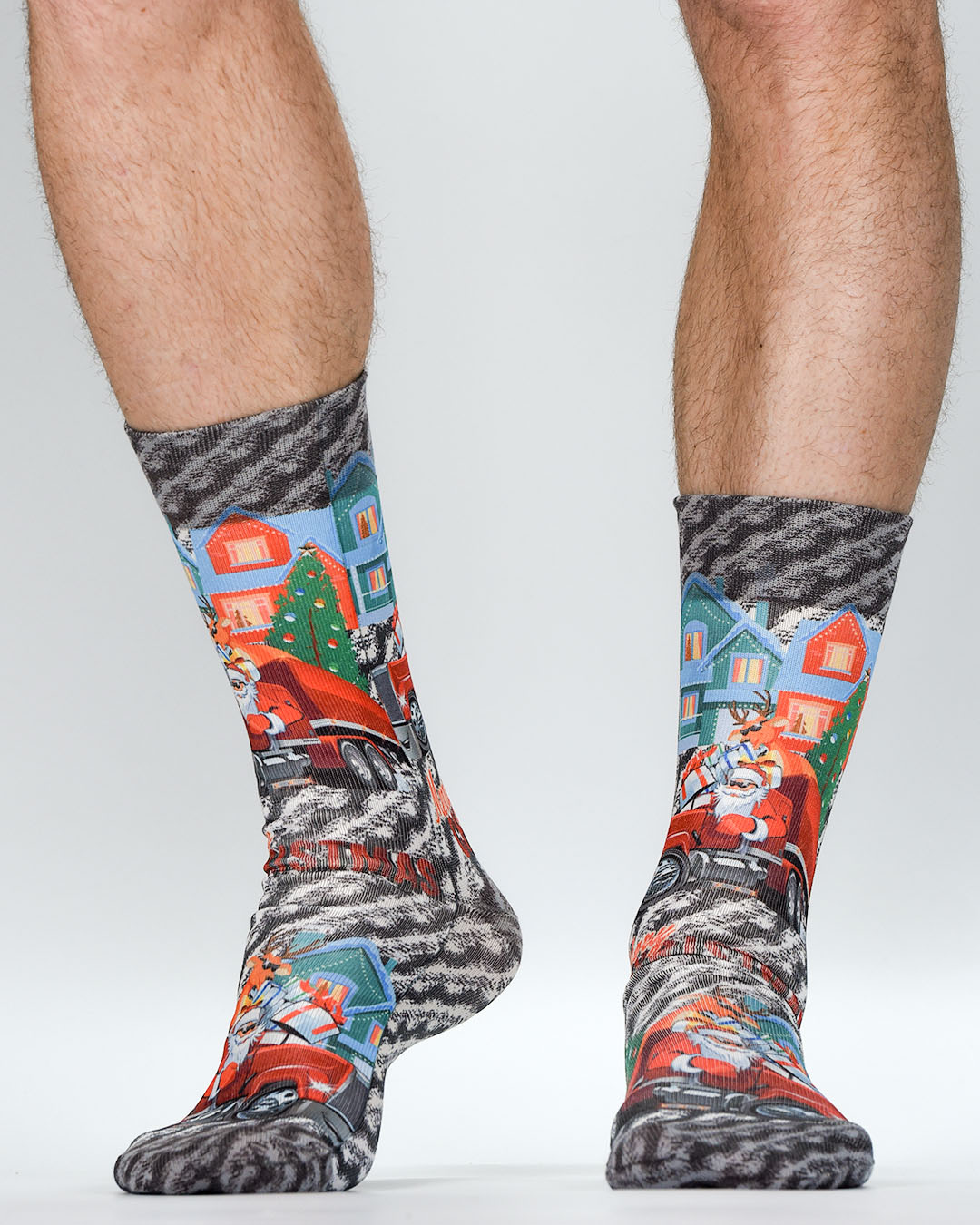Socken wigglesteps Herren Socks Christmas Truck Weihnachtssocken