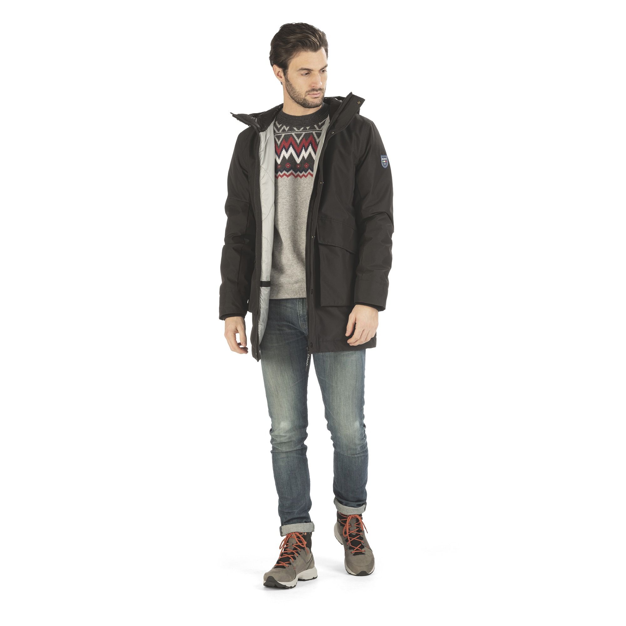 DOLOMITE Dobbiaco Parka für Herren in blau 