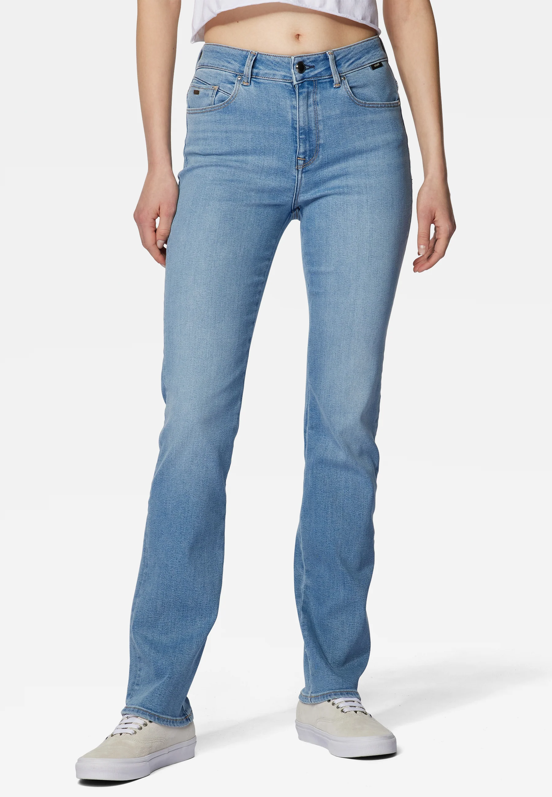 Mavi KENDRA | High-Rise, Straight Leg Pant Super Shape in LT Brushed