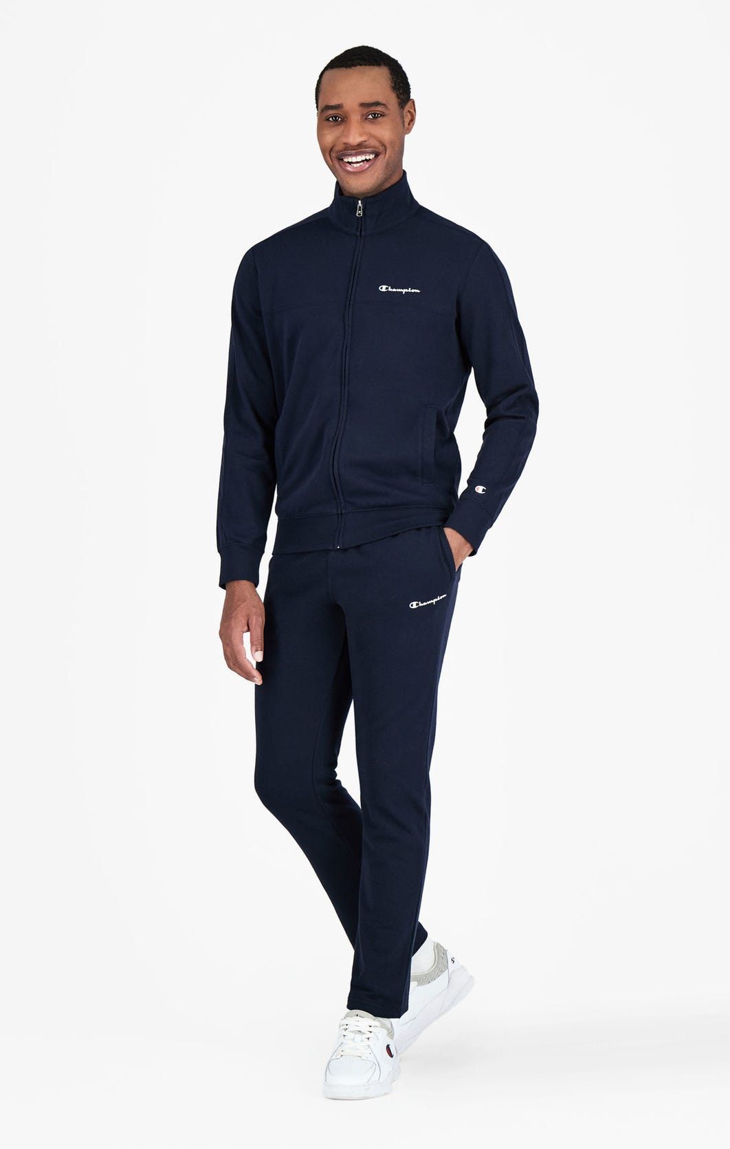 Champion Legacy Sweatsuit mit Reißverschluss und Scriptlogo / Trainingsanzug