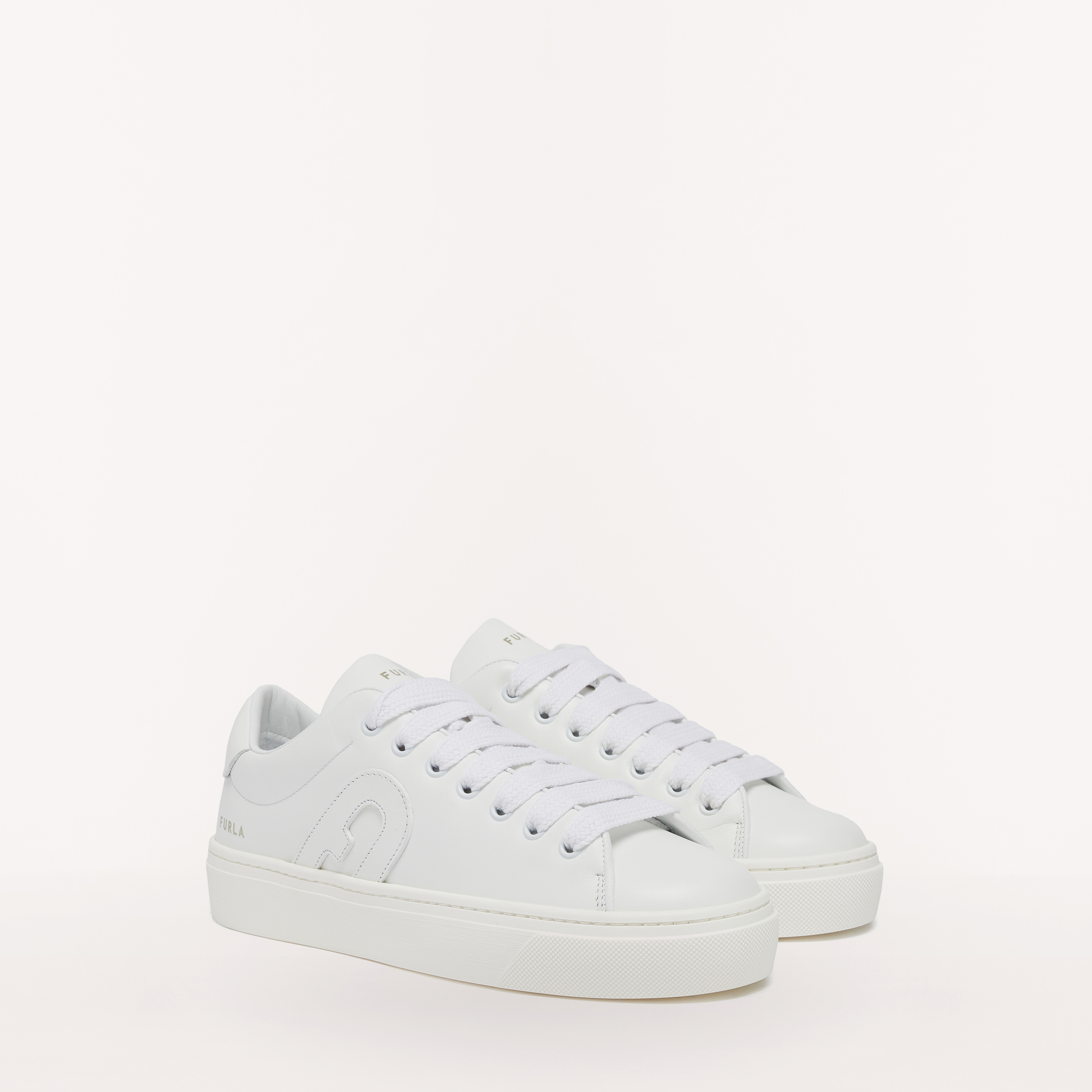  Furla Joy Sneaker aus Kalbsleder in weiß