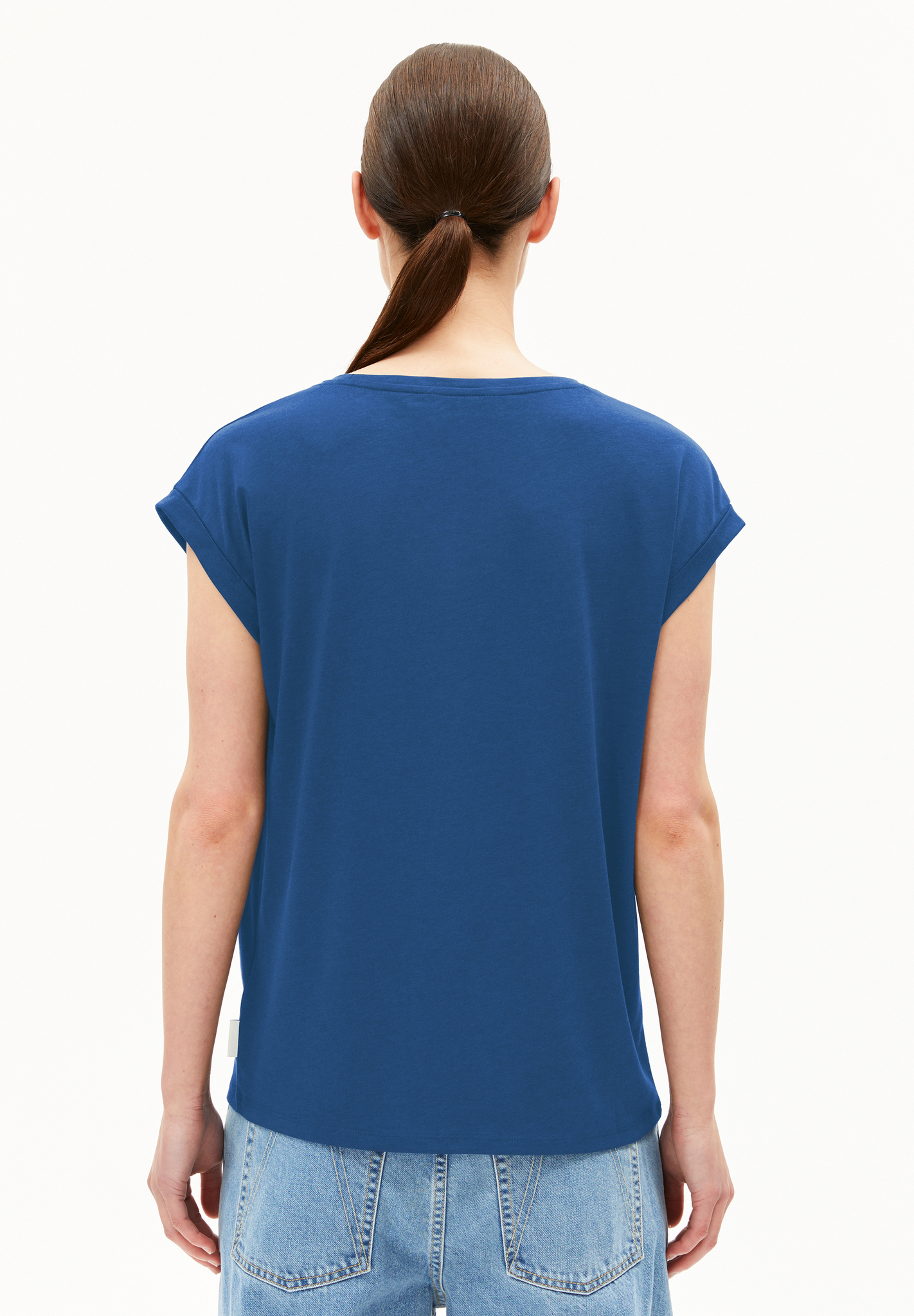 Armedangels JILAANA T-SHIRT / T-Shirt aus TENCEL™ Lyocell Mix in dark morning