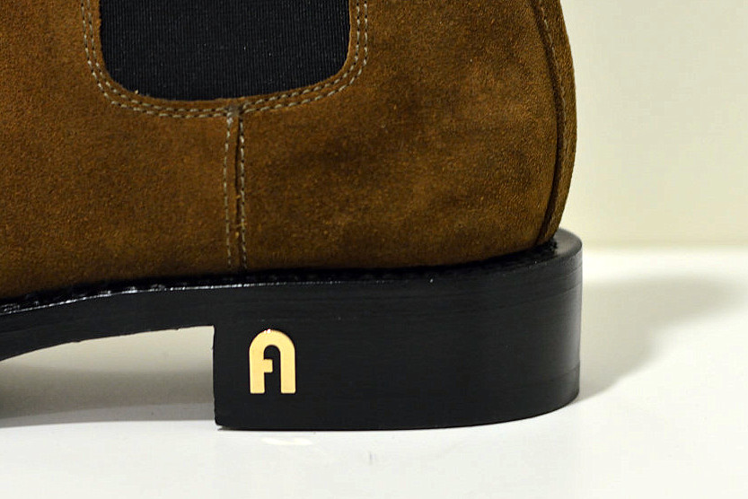 Furla Heritage Stiefeletten  Chelsea Boots aus Kalbsleder in braun