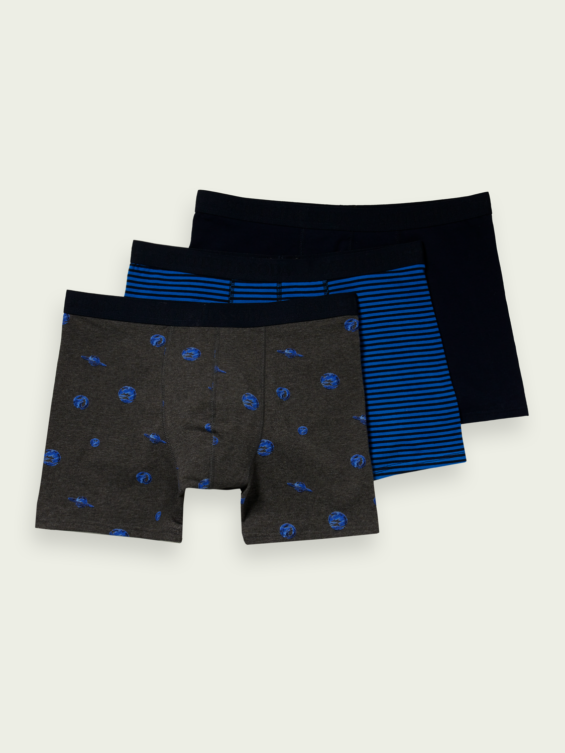 Scotch&Soda Boxershorts im 3er-Pack Combo 0589 verschiedenen Designs