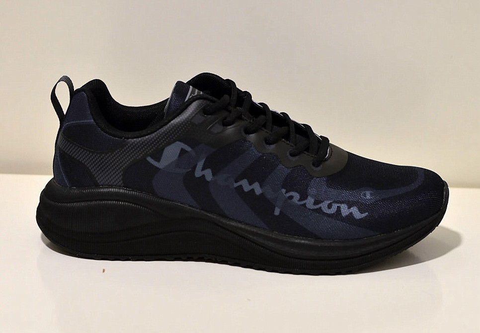 Champion Sneakers Syphon Script super leichter Feizeitschuh in schwarz / grau