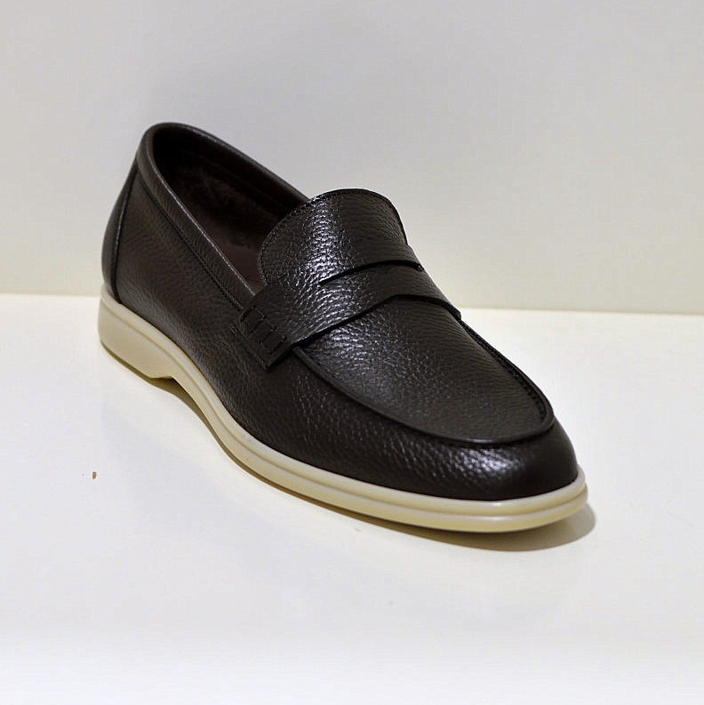 Berwick 1707 Klassische Slipper für Herren / Segelschuh aus Premiumleder in braun 