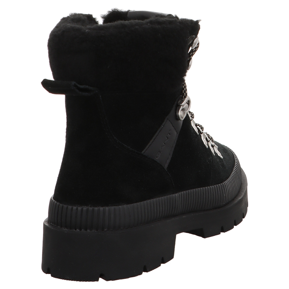 GANT Mittelhoher Frenzyn Stiefel mit Wollfutter in schwarz GANT Mittelhoher Frenzyn Stiefel mit Wollfutter in schwarz