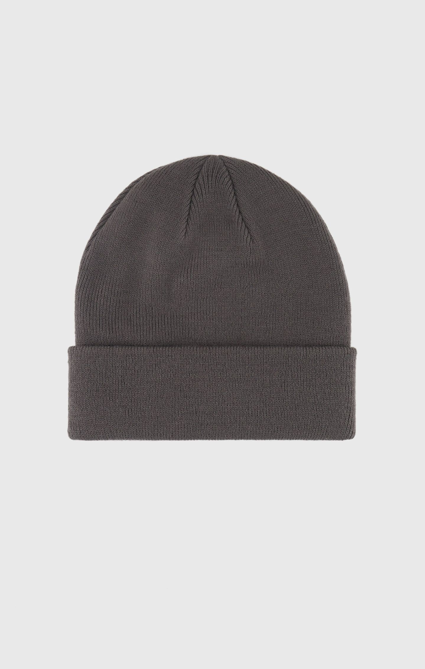 Champion Strick-Beanie mit Logo-Schriftzug / Unisex Mütze in dunkelgrau 