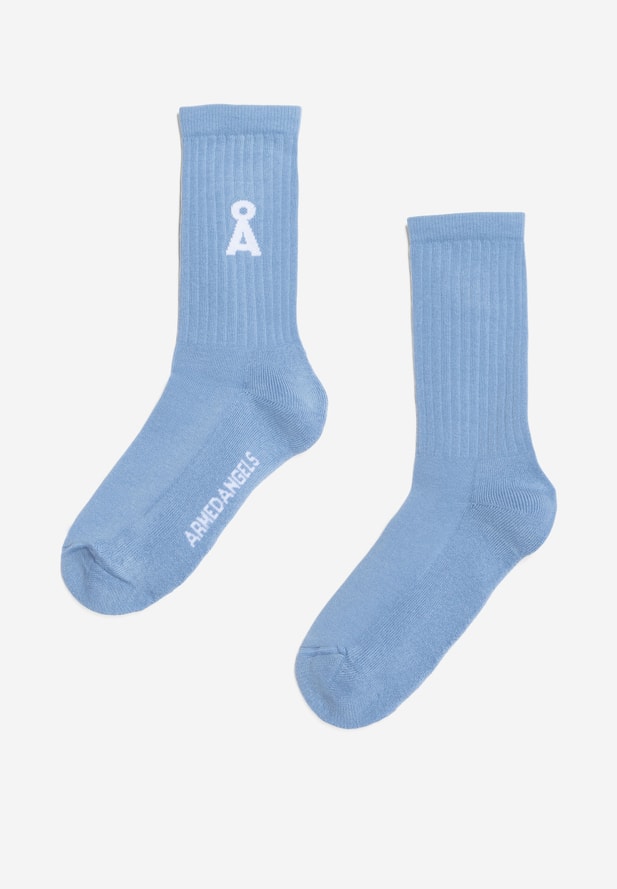 Armedangels SAAMUS BOLD Socken Regular Fit aus Bio-Baumwoll Mix in iceberg blue 