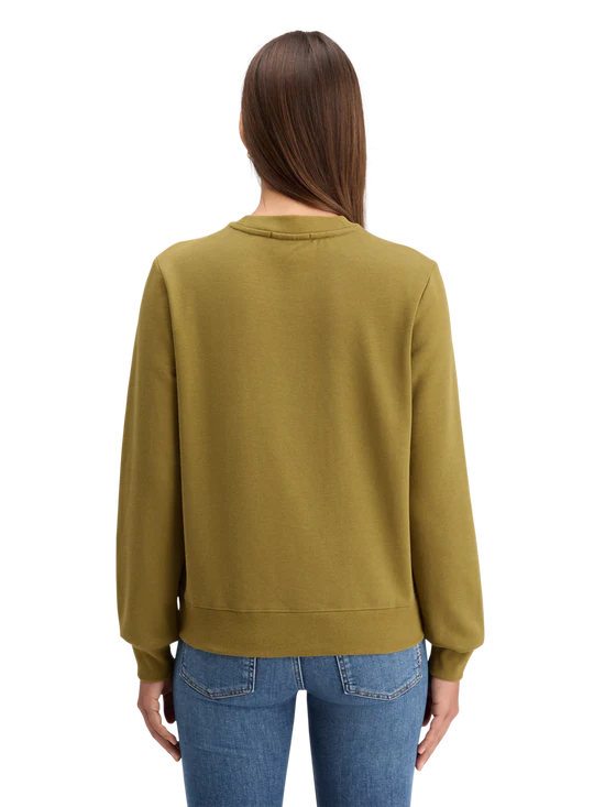 Scotch&Soda EMBROIDERED REGULAR FIT SWEATSHIRT in olive Scotch&Soda EMBROIDERED REGULAR FIT SWEATSHIRT in olive
