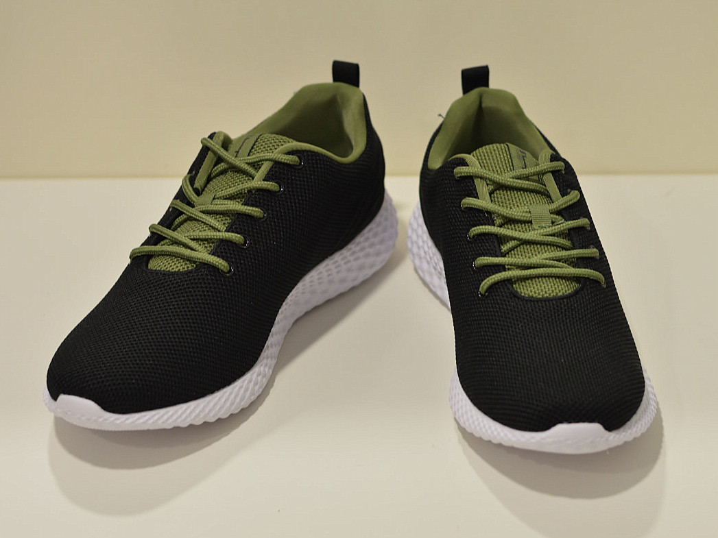 Champion Herren Sneakers Sprint super leichter Feizeitschuh in schwarz / grün 