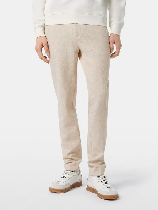 Scotch&Soda Mott  comfort Knitted Chinos in Soft Camel melange
