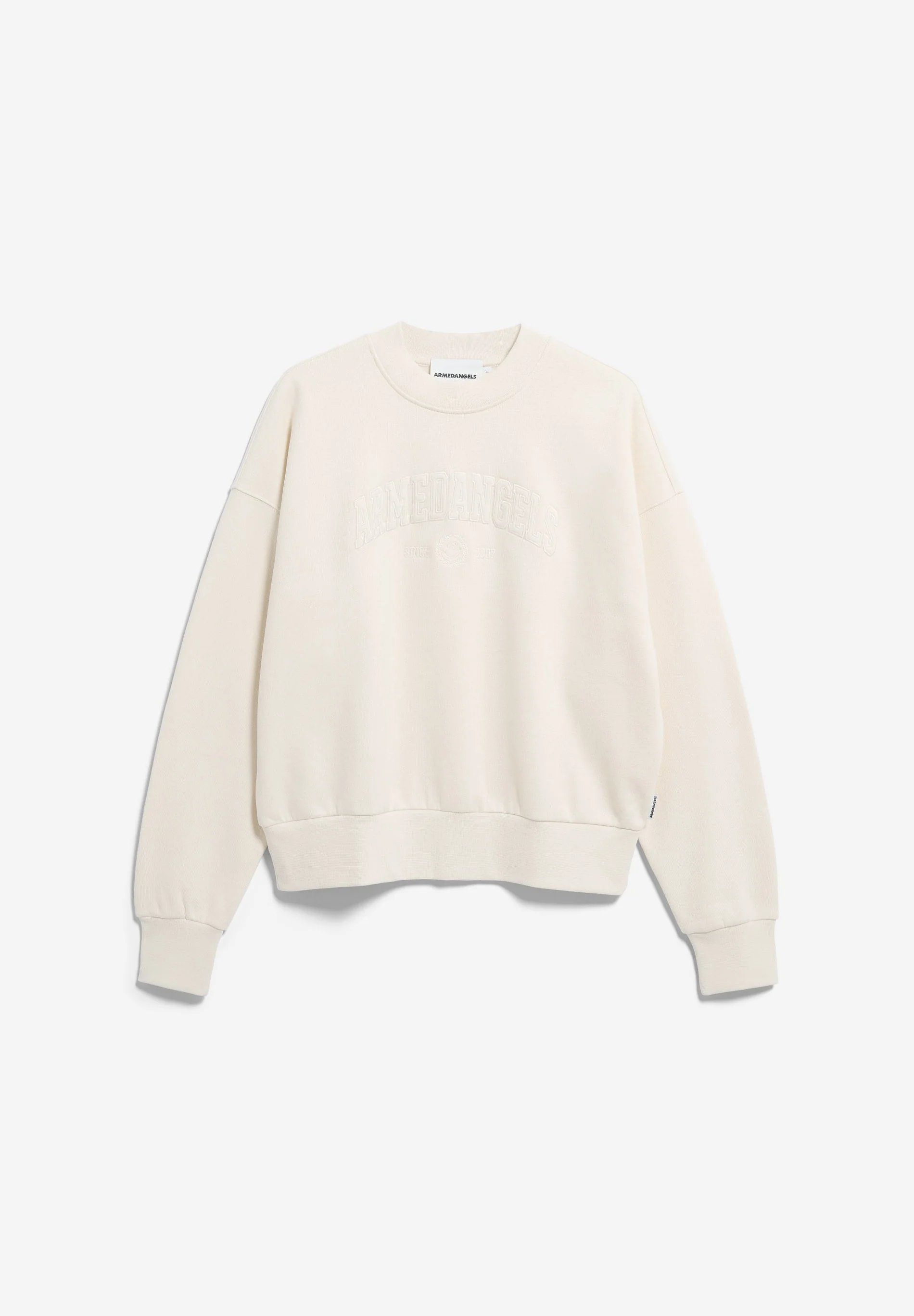 Armedangels ALIZAA COLLEGE SWEATSHIRT 100% Bio-Baumwolle in undyed