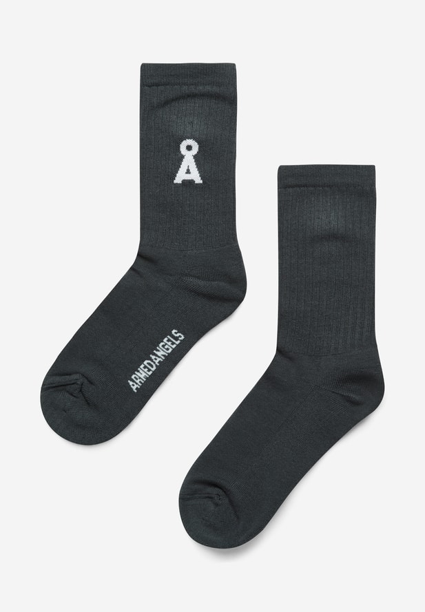 Armedangels  SAAMUS BOLD Socken Regular Fit aus Bio-Baumwoll Mix in schwarz