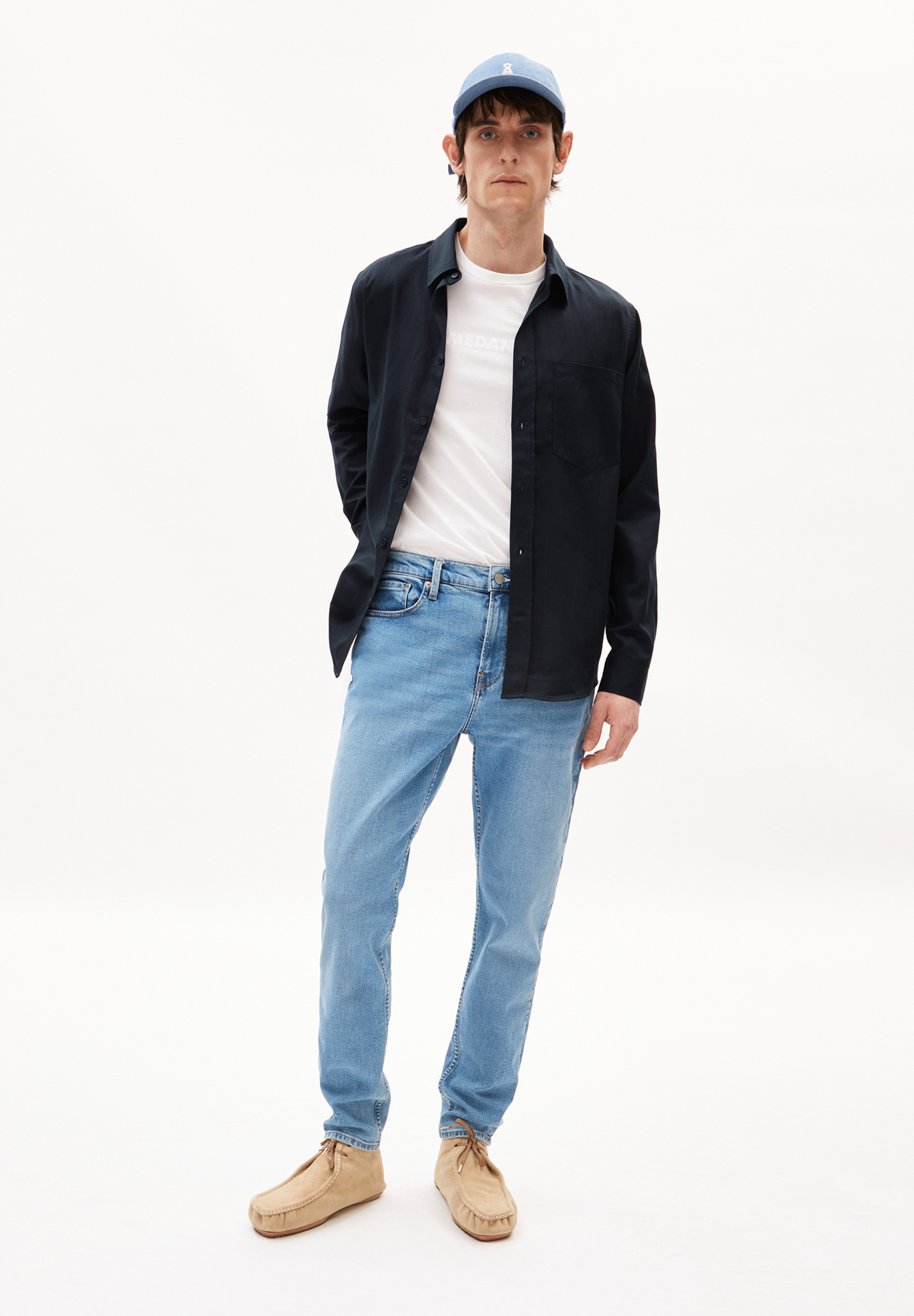 Armedangels  AARJO TARPA Tapered Jeans recycelter Baumwoll Mix Comfort-Stretch cloud