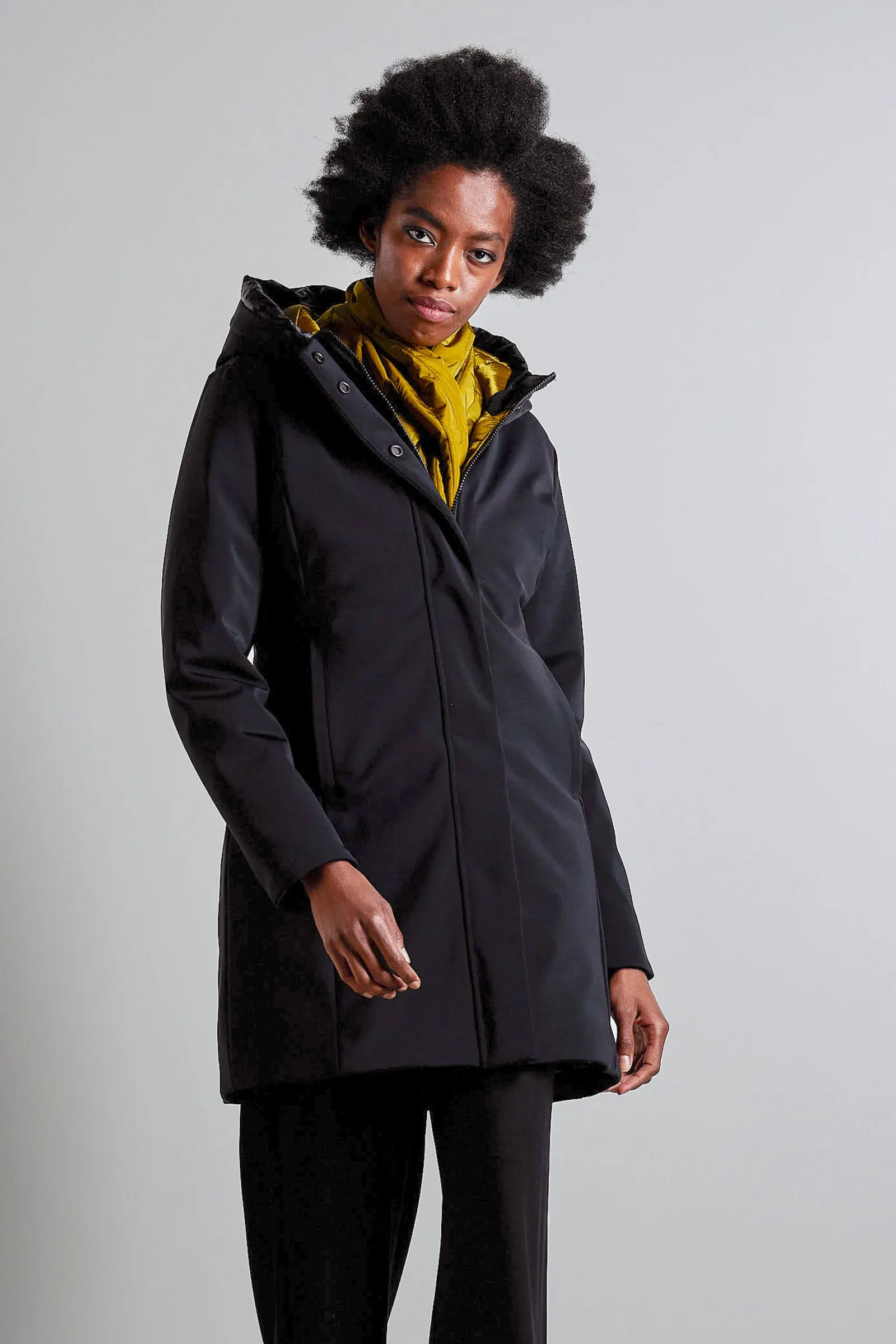 Bomboogie Damen Parka PrimaLoft Gefüttert mit Kapuze - Warsaw Parka Jacket 