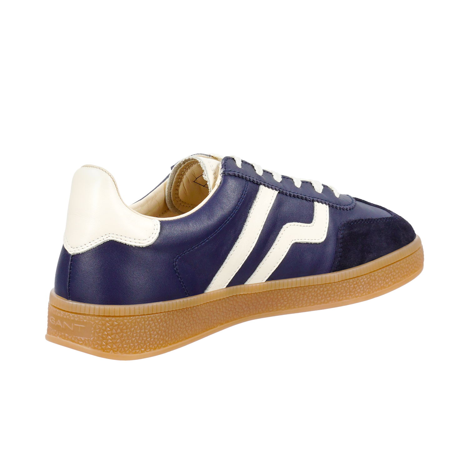 Gant Cuzima Sneaker aus Glatt- und Veloursleder in marine