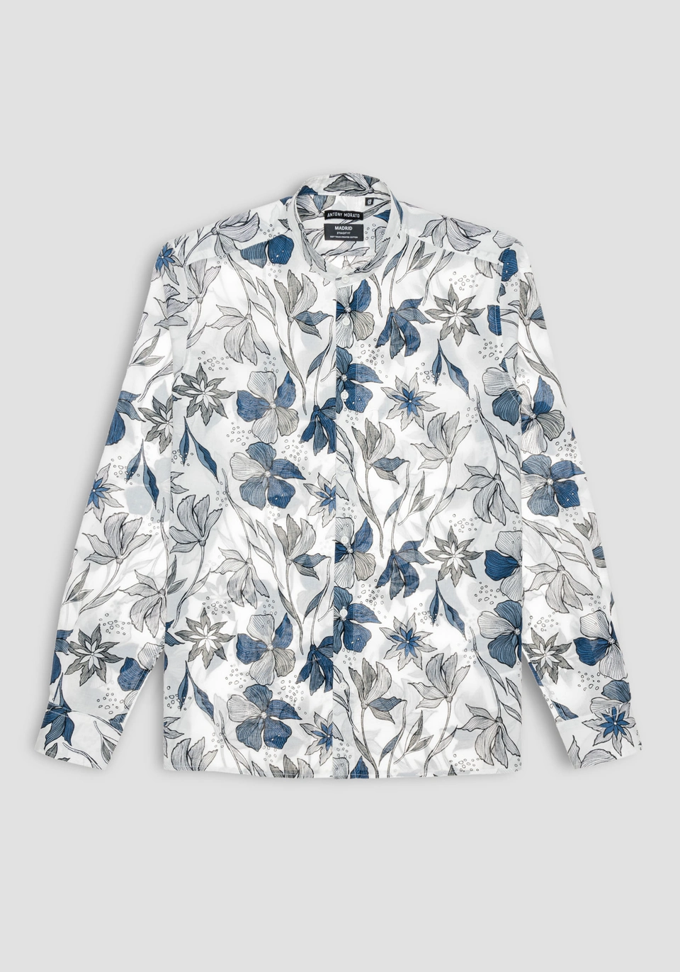 Antony Morato HEMD STRAIGHT FIT „MADRID“ AUS REINER BAUMWOLLE MIT BLUMEN-PRINT