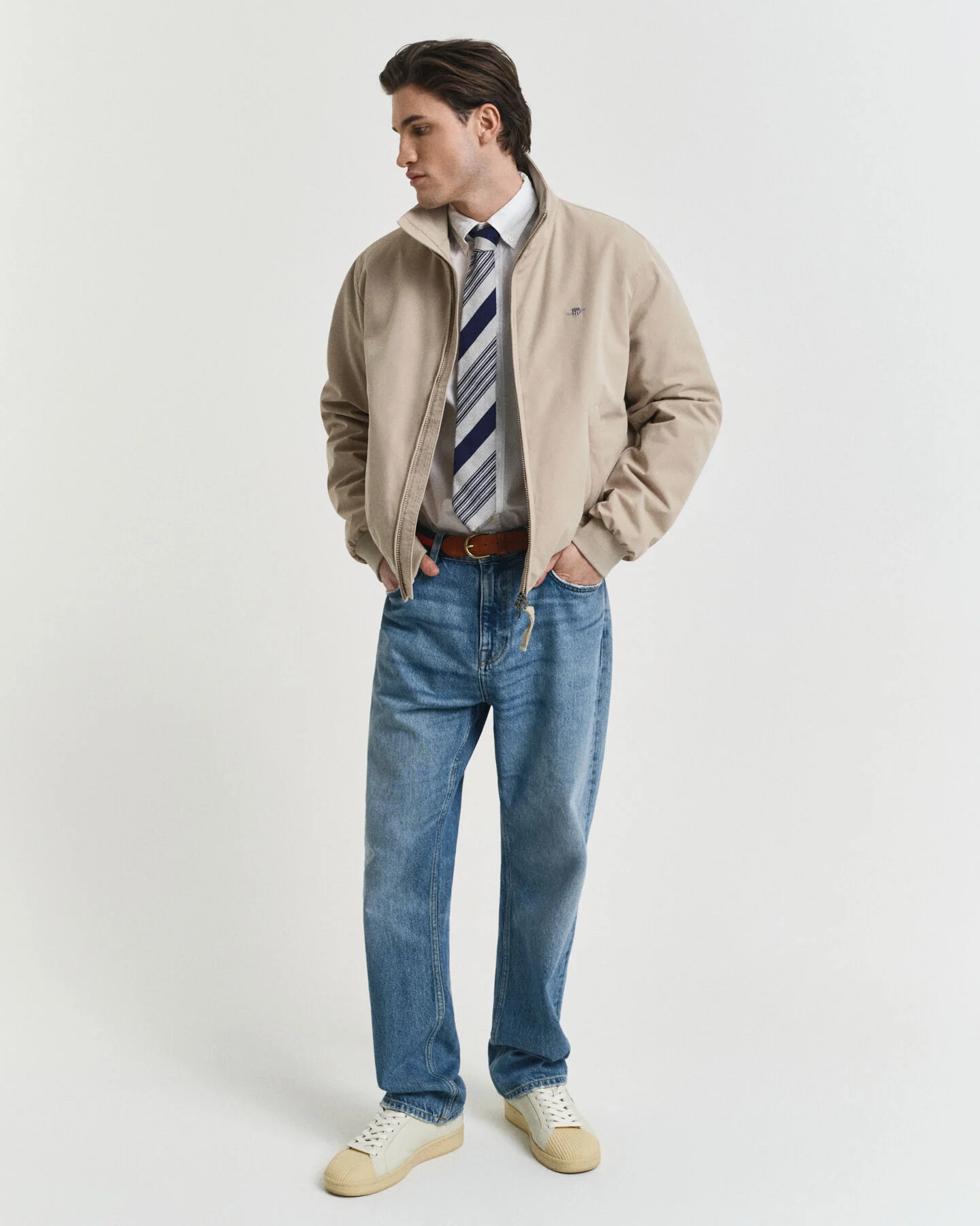 Gant Regular Fit Classic Popeline Hemd aus Baumwoll in weiß Gant Regular Fit Classic Popeline Hemd aus Baumwoll in weiß