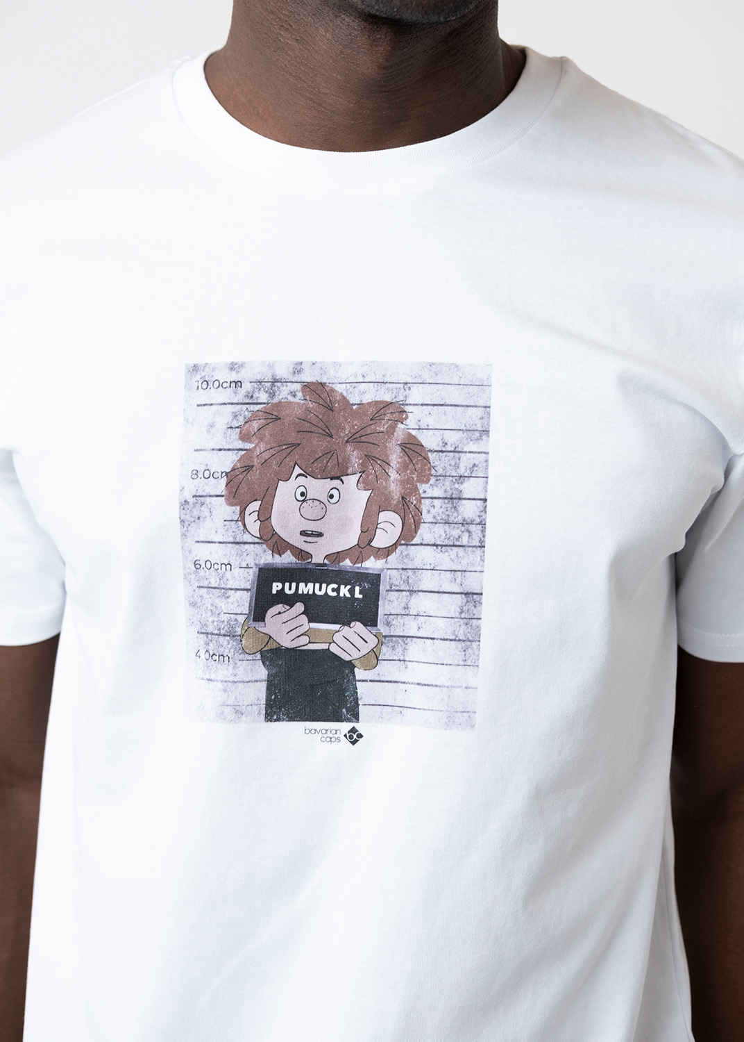 Bavarian Caps T-Shirt "Pumuckl Wanted" - weiß HT52 Bavarian Caps T-Shirt "Pumuckl Wanted" - weiß HT52