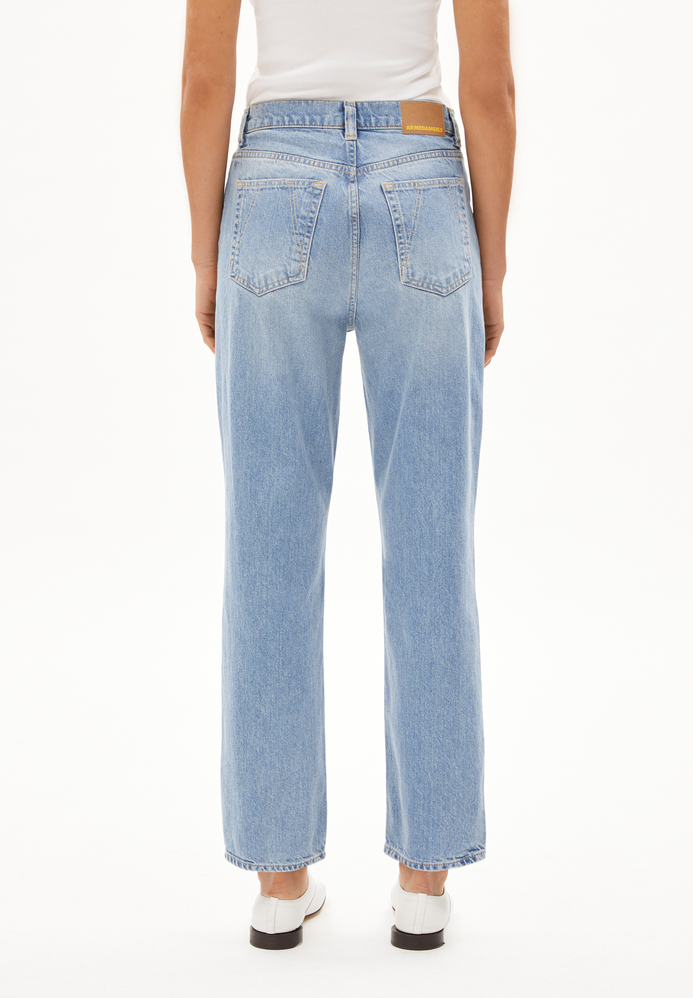 Armedangels AAIKALA Straight Jeans High Waist recycelte Baumwolle andromeda Armedangels AAIKALA Straight Jeans High Waist recycelte Baumwolle andromeda