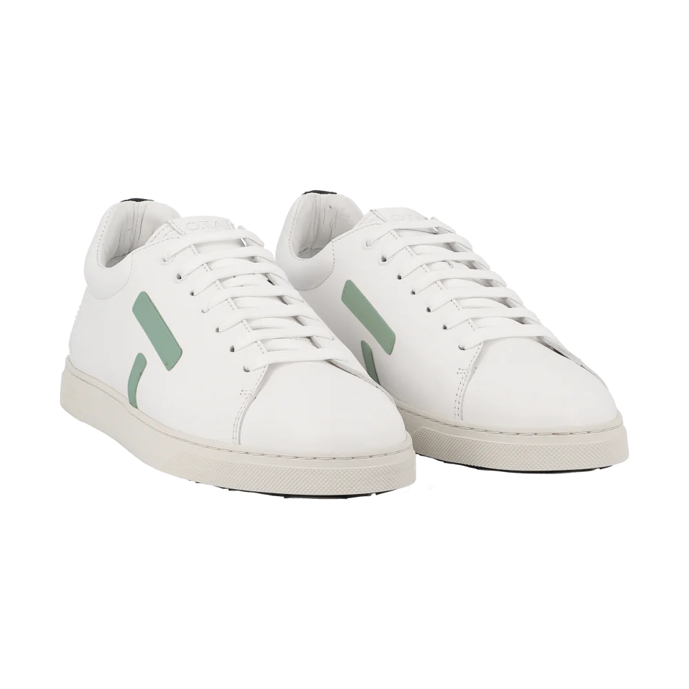 O.T.A Paris On The Asphalt Leder Sneaker KELWOOD in weiß /menthol