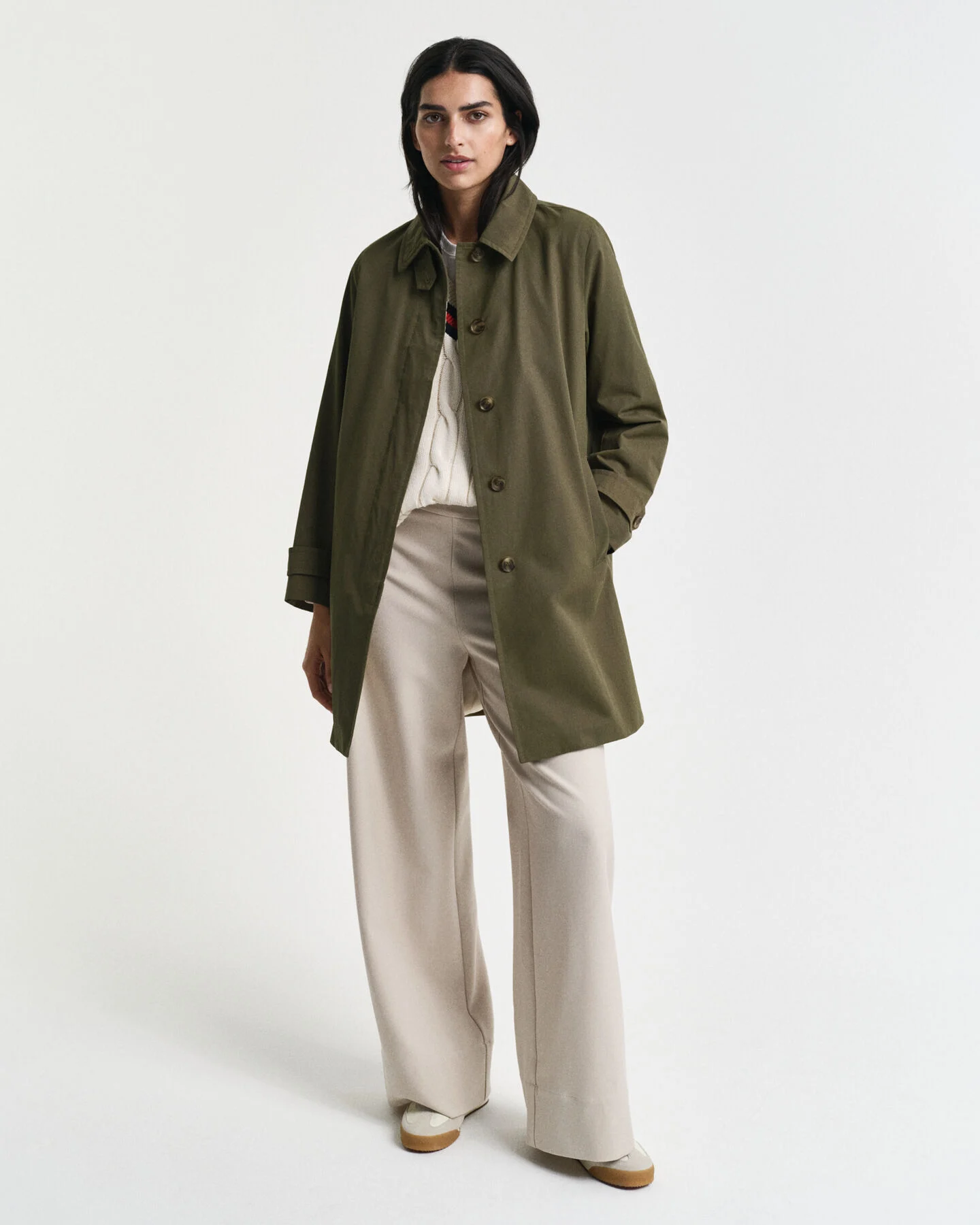 Gant  Damen Kurzmantel / Mantel in Juniper Green Gant  Damen Kurzmantel / Mantel in Juniper Green