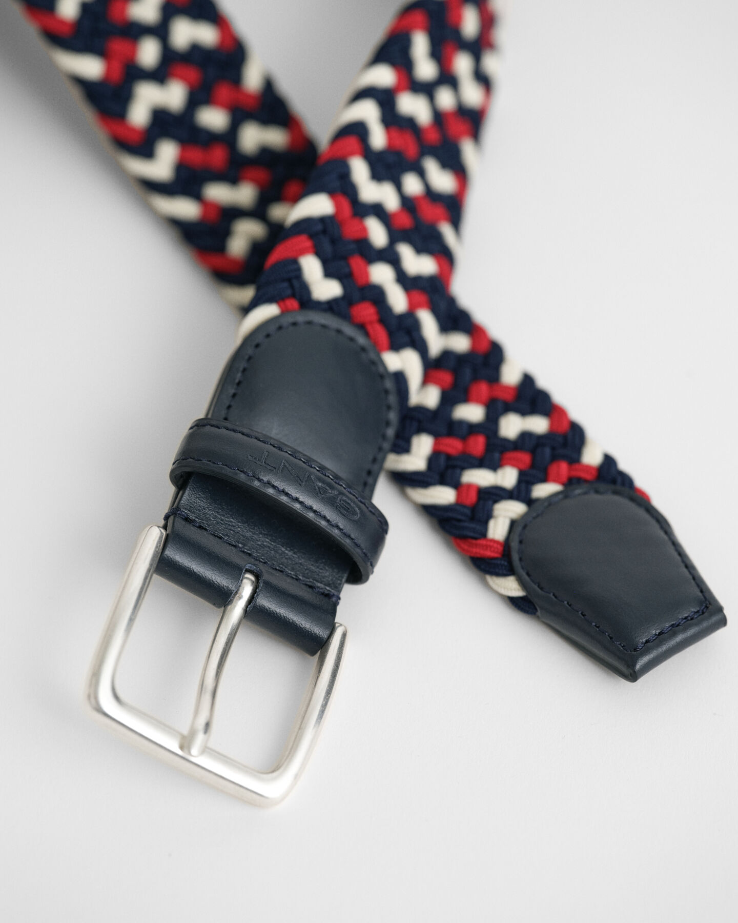 Gant Mehrfarbiger geflochtener Stretchgürtel in evening blue
