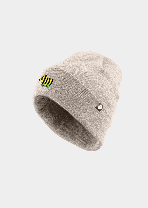 Bavarian Caps Unisex Mütze - WH21-23 Stick-Haum "Janosch: Tigerente" - beige