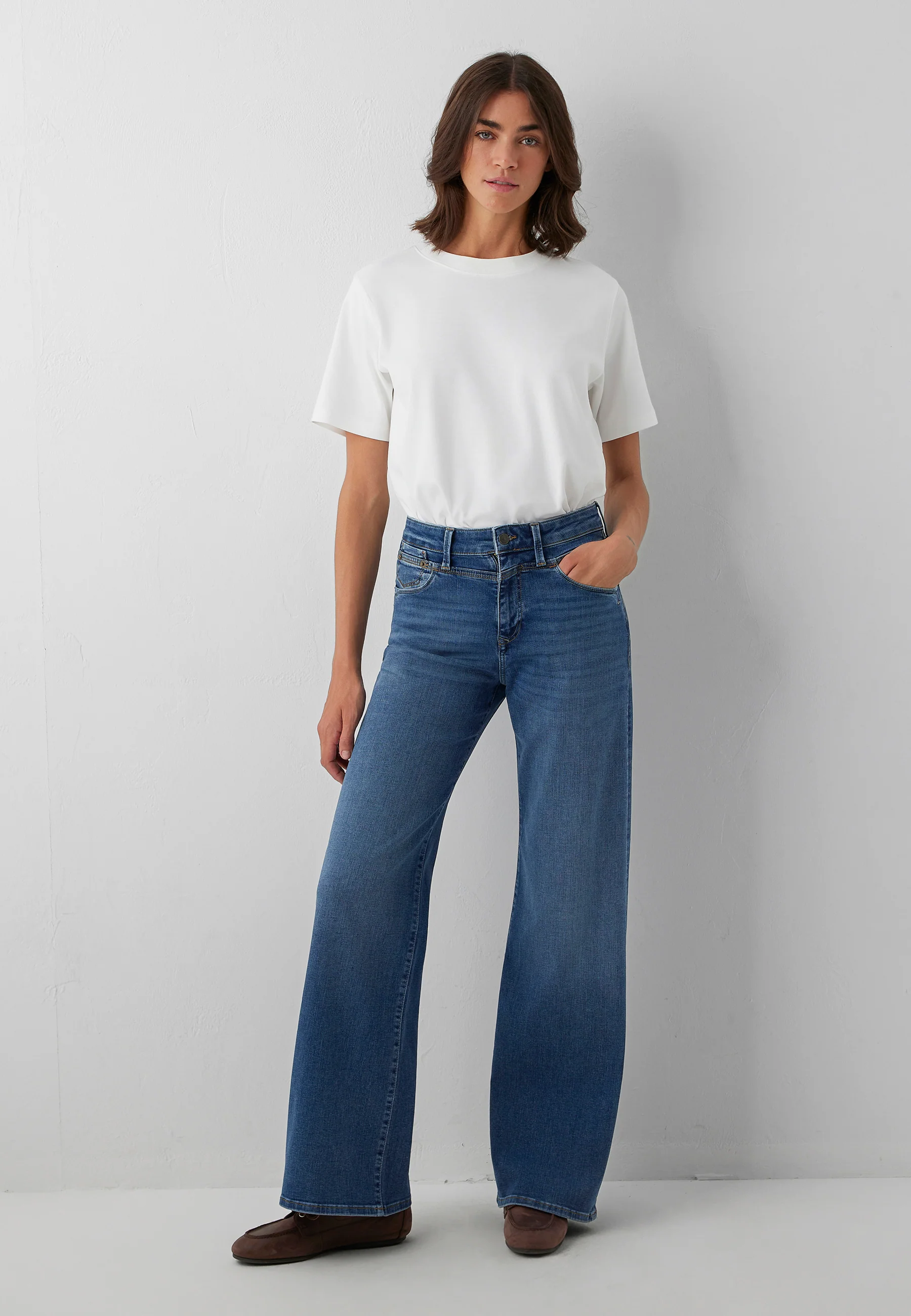 Mavi Jeans MALIBU | High-Rise, Wide Leg M1010152-A3663 / Mid Vintage Glam
